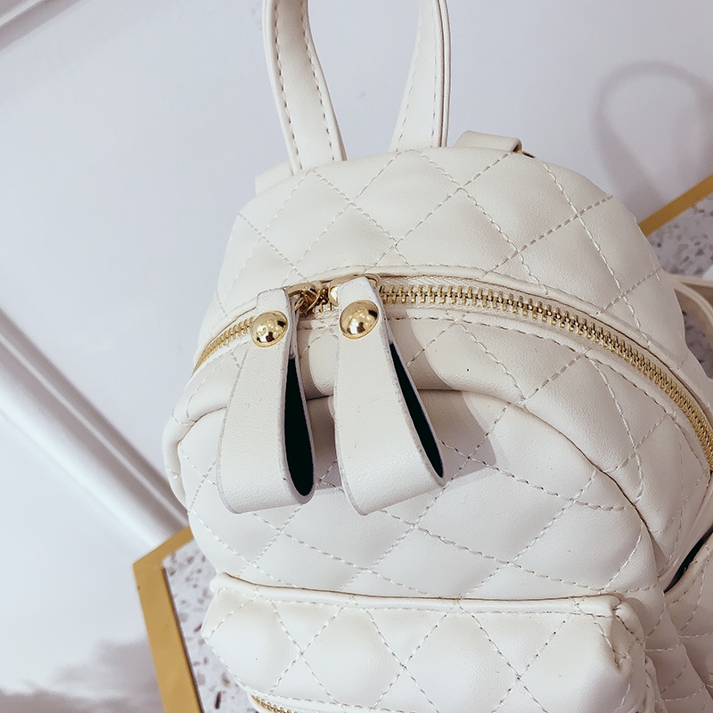 Ba lô CHUWANGLIN bằng da PU nhỏ gọn thời trang cho nữ