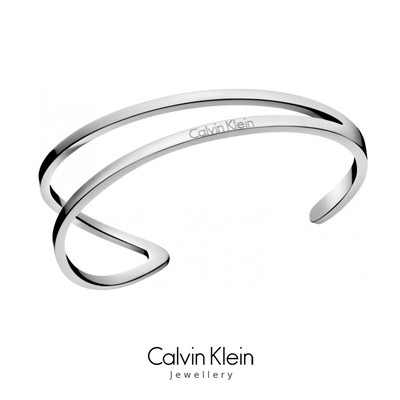 CALVIN KLEIN Vòng Đeo Tay Hở Vai Bằng Da Pu Thời Trang Dành Cho Nữ