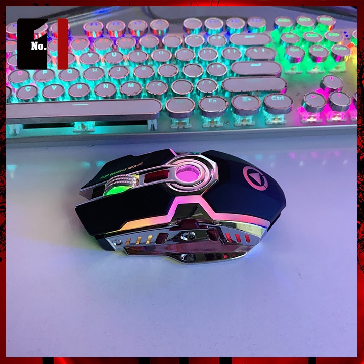 Chuột Gaming Không Dây Máy Tính E-SPORTS A5 Led Rgb Mouse Chuột Ko Dây Wireless Vi Tính Laptop Chơi Game Siêu Nhạy