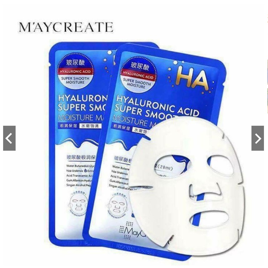 Hộp 20 miếng mặt nạ HA Maycreate nội địa Trung | Thế Giới Skin Care