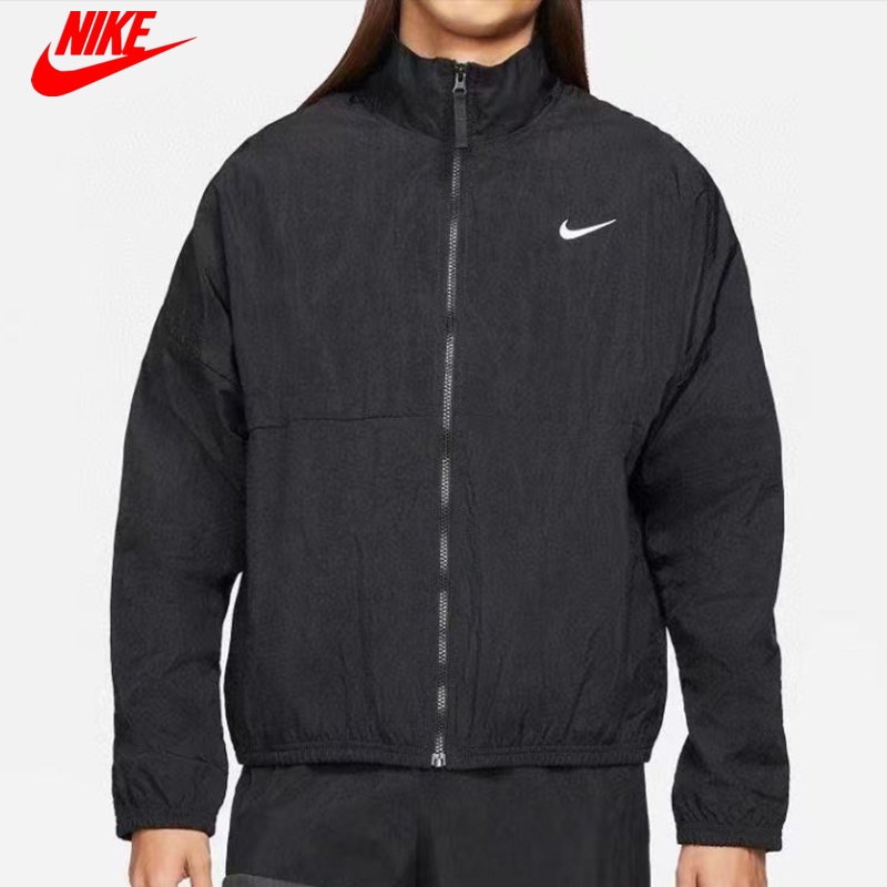 Áo Khoác Thể Thao Nike 100% Chính Hãng Cổ Đứng Chống Gió CW7349-010 Cho Nam