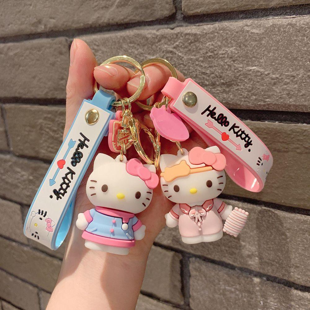 LANFY Móc Khóa Hình Mèo Hello Kitty Dễ Thương Thời Trang
