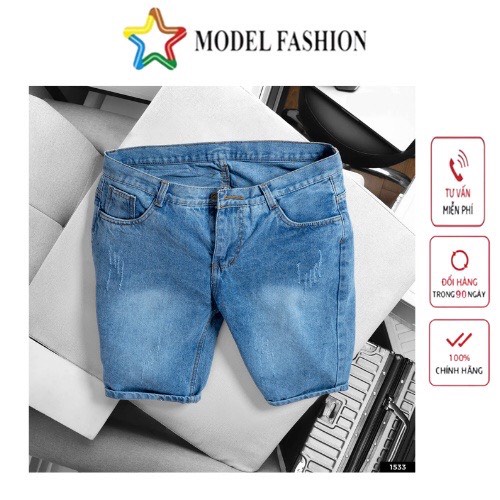 Quần Short Đùi Jean Nam Cao Cấp Basic Model Fashion