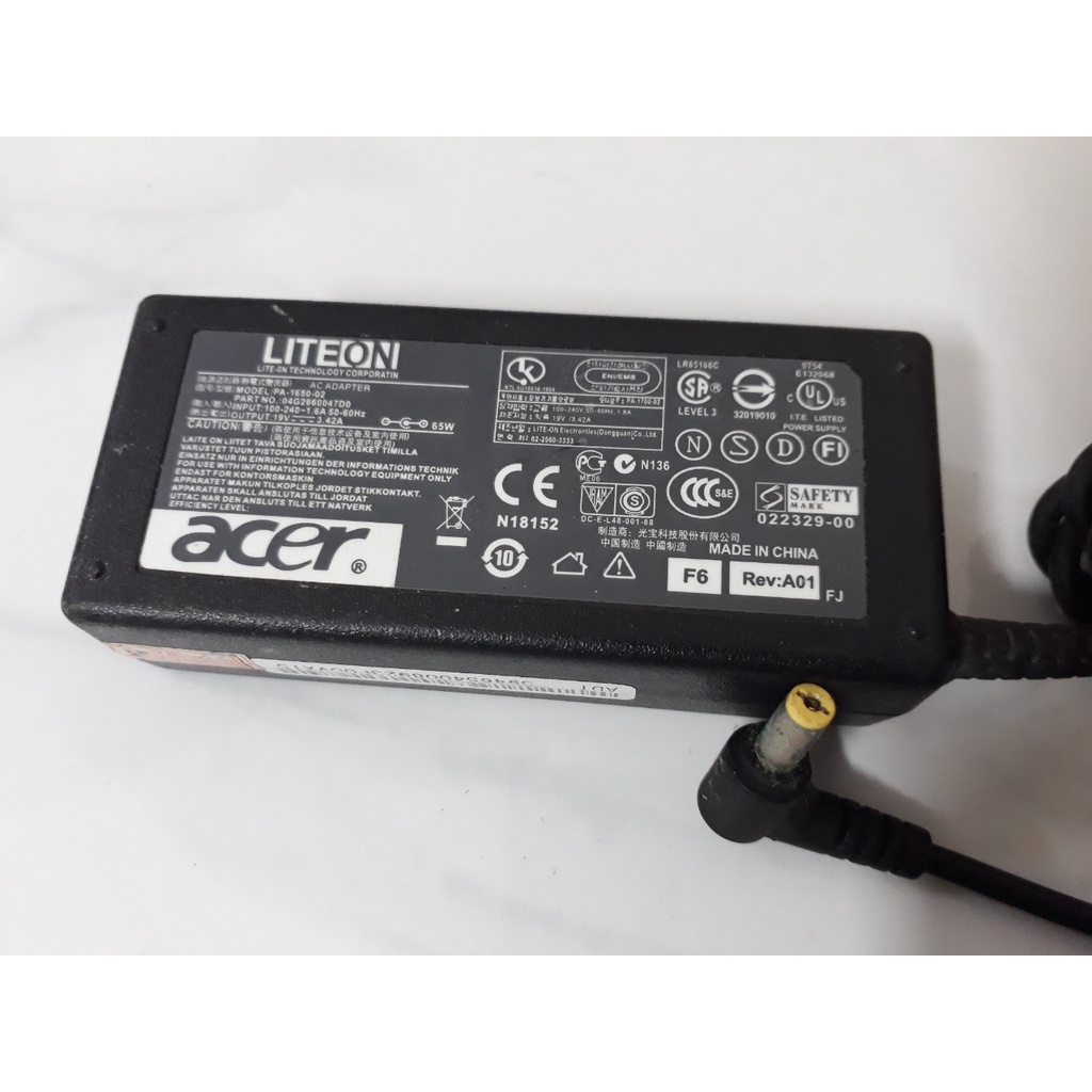 Nguồn Adapter, ACER, 100-240v, 19V, 6.32A