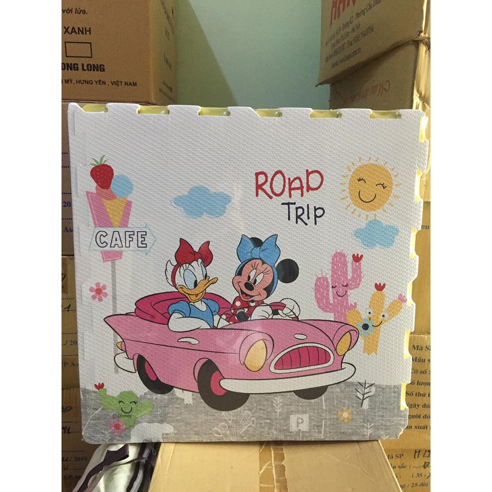 [NHẬP TOY 30K GIẢM] Xốp ghép trải sản 60x60 hình Mickey Disney 1 bộ 4 tấm 60x60cm