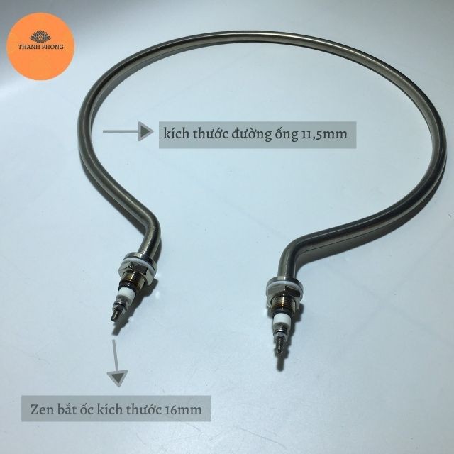 Thanh Nhiệt Điện Trở Vòng Tròn inox 304 220V 380V