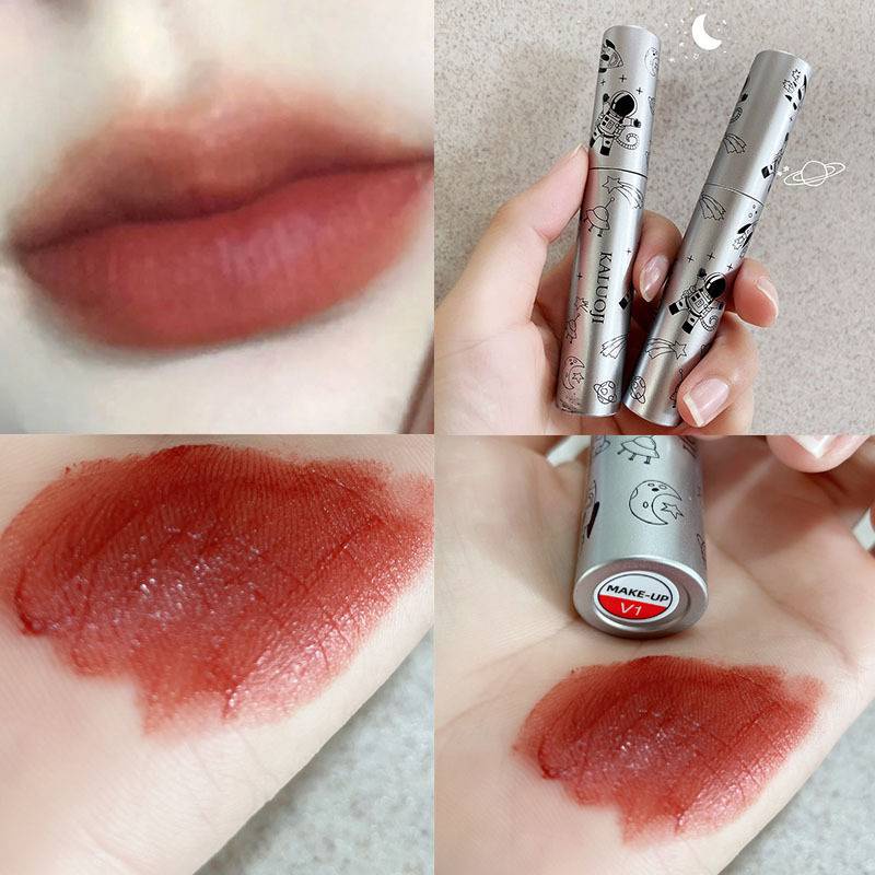[Hàng mới về] Son môi Kaluoji dưỡng ẩm không phai thiết kế vỏ họa tiết phi hành gia | BigBuy360 - bigbuy360.vn