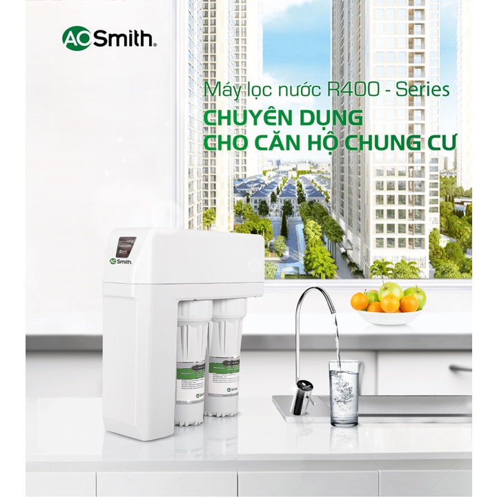Máy lọc nước AO Smith R400E - Hàng Chính Hãng