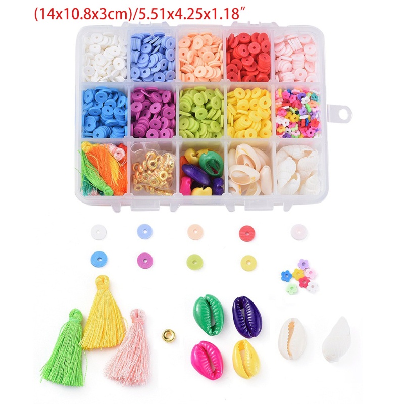 Hạt Đất Sét Polymer Nhiều Màu Phong Cách Bohemian