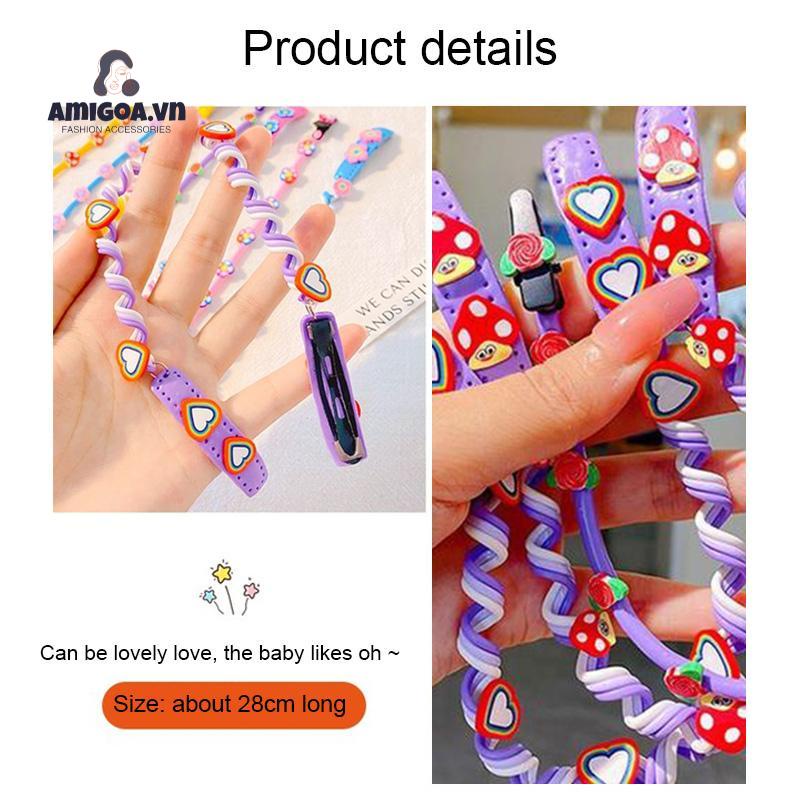 ✨✨Dụng Cụ Tết Tóc Xoăn Bằng Sắt Tây Tạng Nhiều Màu Cho Nữ