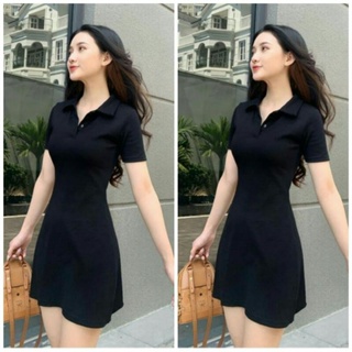 Váy Polo Nữ Cổ Đức Năng Động, Đầm Polo Nữ Chất Cottong
