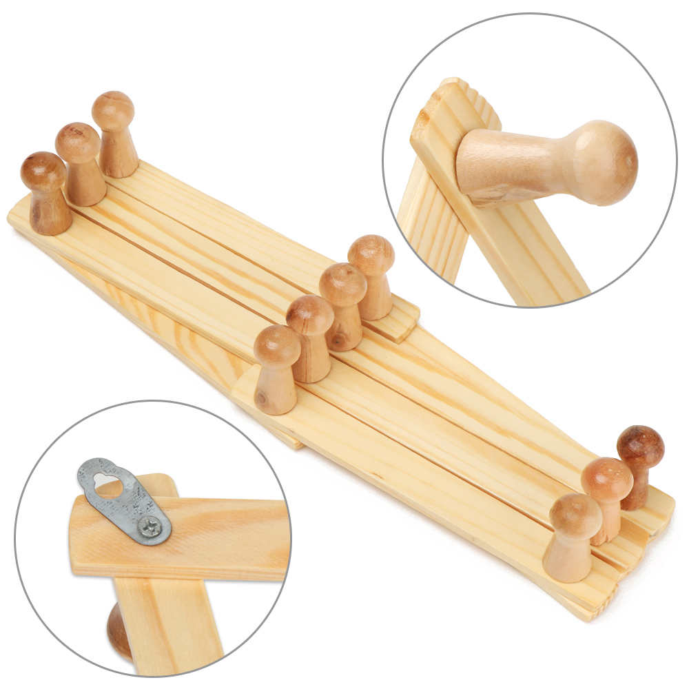 Móc gỗ treo quần áo tiện lợi cho nhà cửa