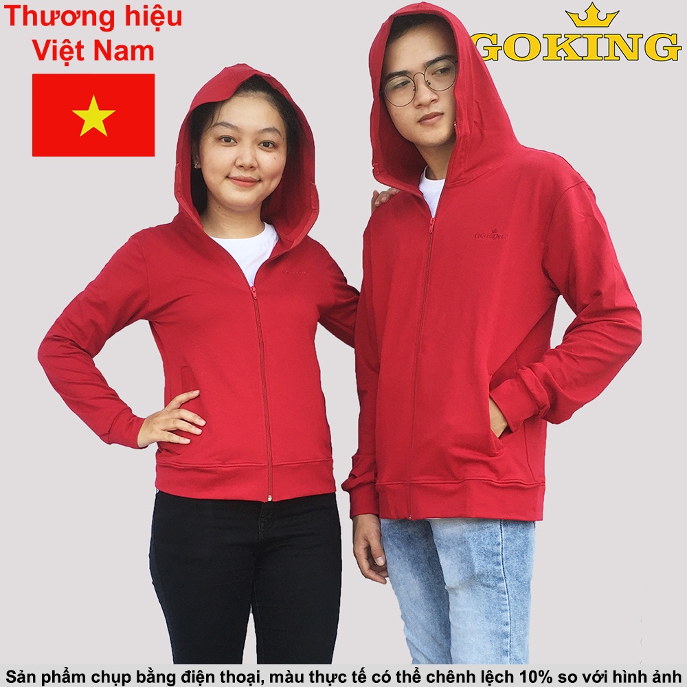 Áo khoác da cá GOKING 6 túi cho nữ nam, trẻ em. Chống lanh, giữ ấm, chống nắng, chống tia UV hiệu quả