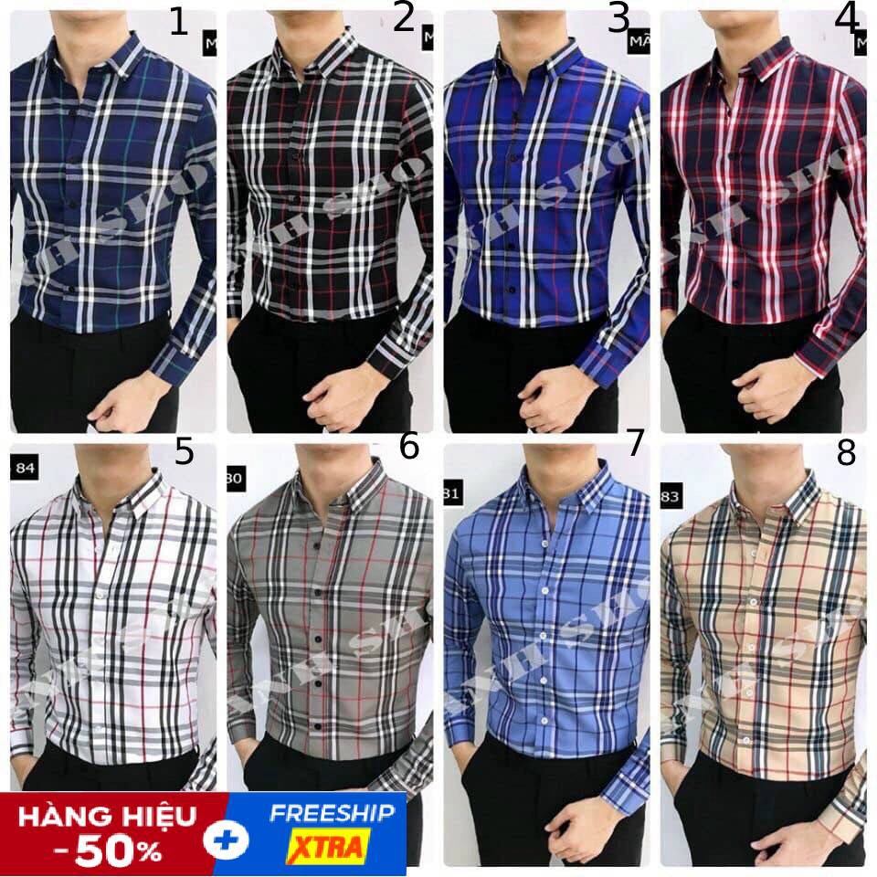 Áo Sơ Mi Nam Kẻ Sọc Siêu Đẹp Nam Tính, Thanh Lịch, Sang Trọng M01 | BigBuy360 - bigbuy360.vn
