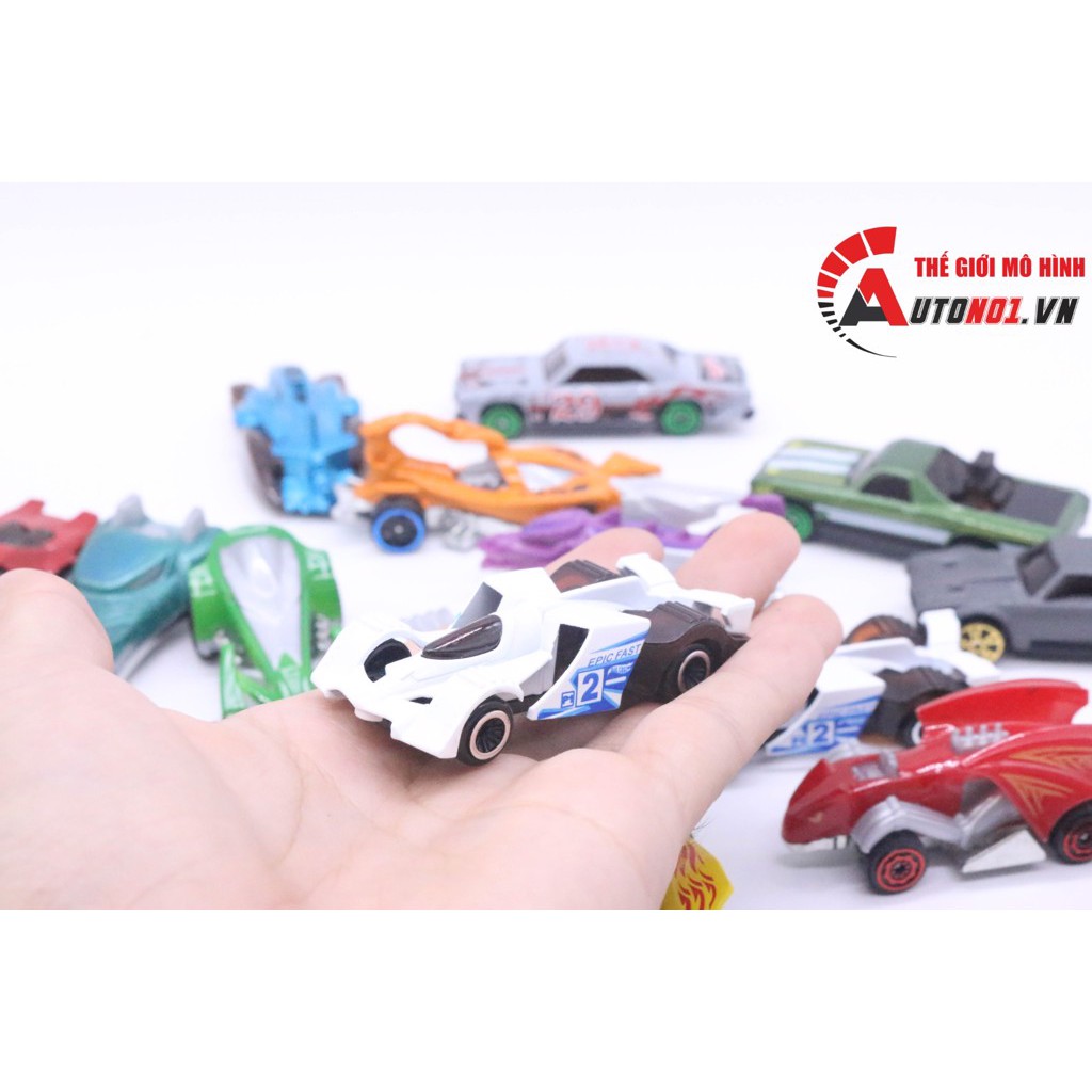 VĨ MÔ HÌNH XE 20 XE HỖN HỢP 2 1:64 DIECAST 6489