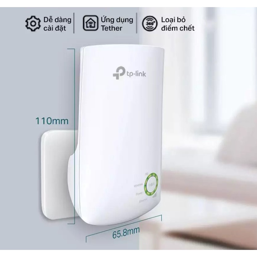 Bộ Kích Sóng Wifi Repeater 300Mbps TP-Link TL-WA854RE - Hàng Chính Hãng