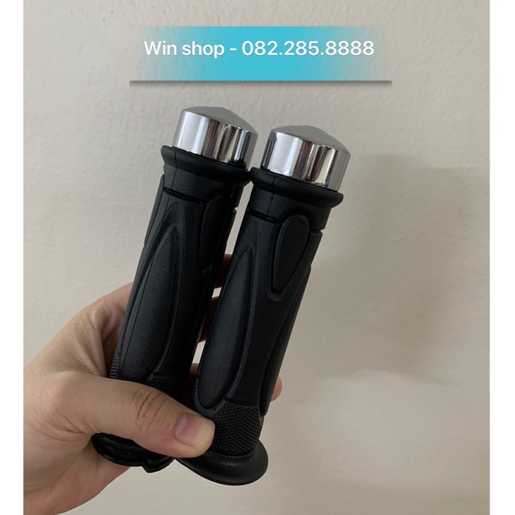 Tay nắm cao su kèm gù zin kiểu SH MODE cho mọi loại xe máy, xe đạp điện {Giá 1 đôi}