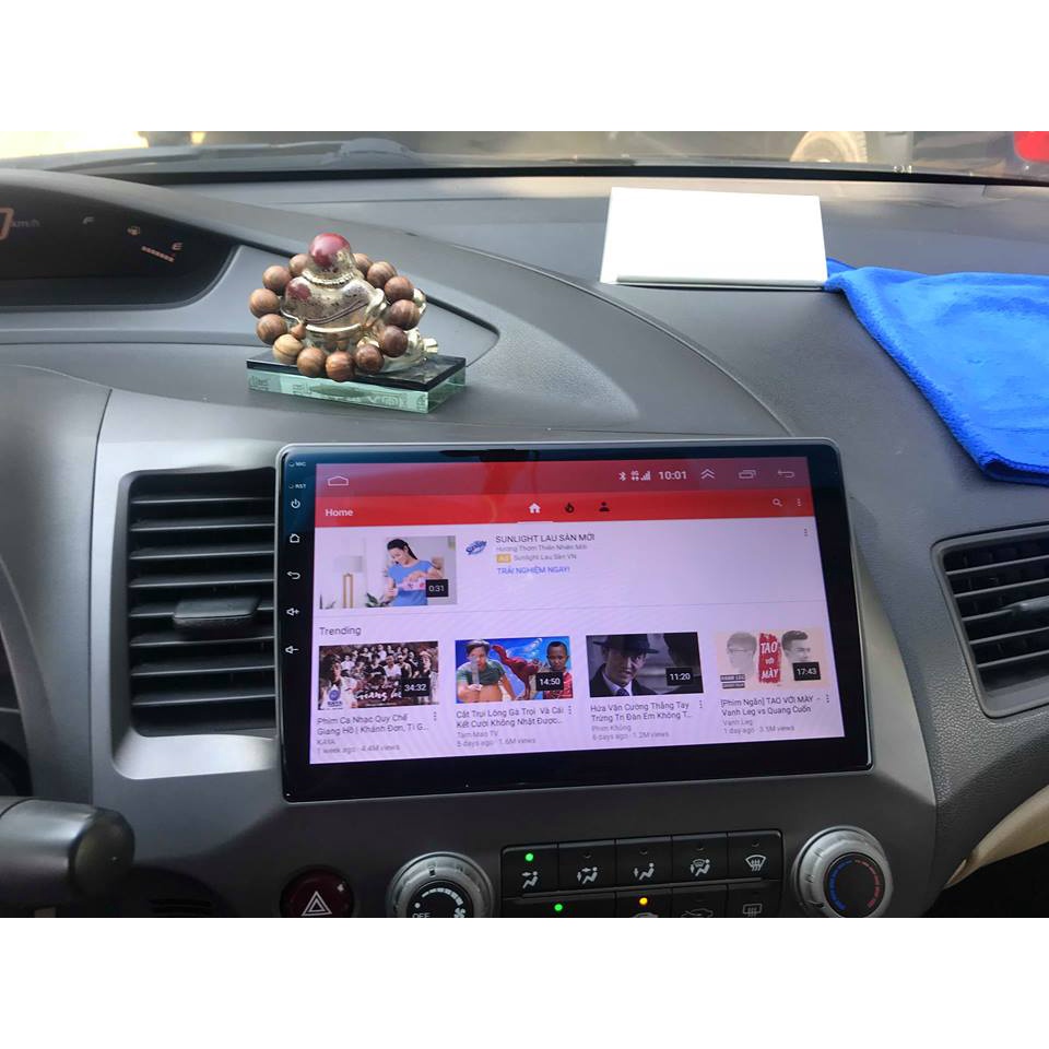 Mặt dưỡng kèm dây nguồn zin lắp màn hình Android cho xe HONDA CIVIC