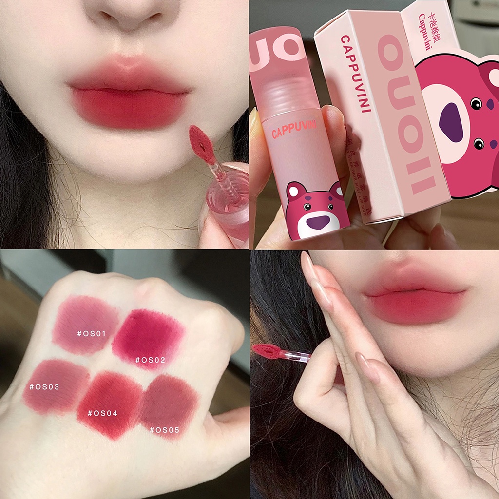 Son Môi Dạng Lỏng Cappuvini Chống Thấm Nước Lâu Trôi Với 5 Màu Sắc Gợi Cảm Lựa Chọn Dành Cho Nữ
