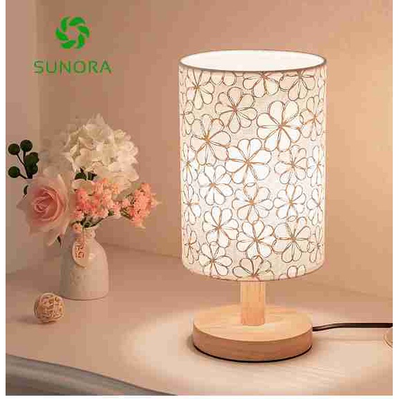 Đèn Ngủ Để Bàn Đẹp Thân Gỗ Cổ Điển-Đèn Trang Trí Phòng Ngủ Tặng Kèm Bóng