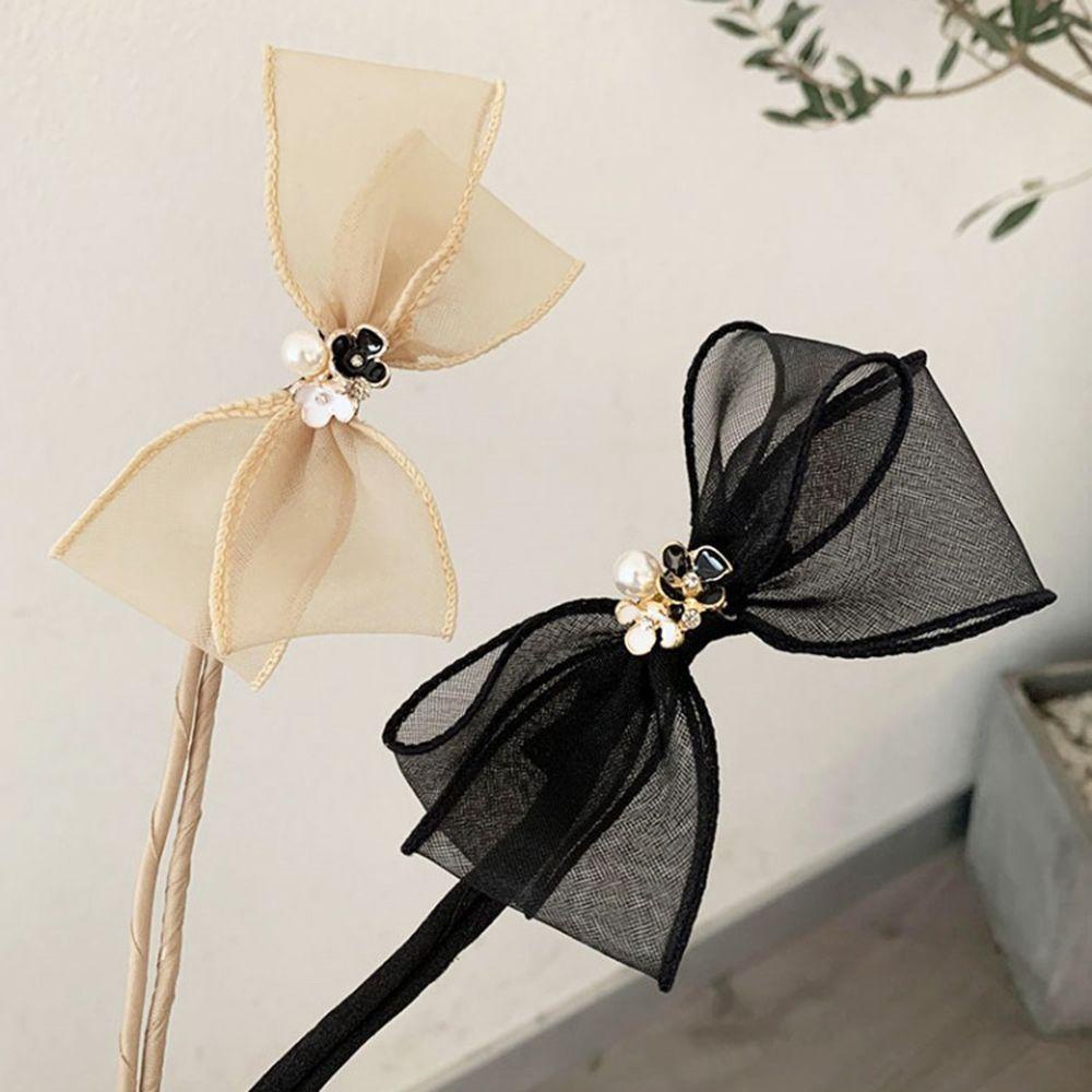 Dây Cột Tóc Đuôi Ngựa Phối Ruy Băng Kiểu Ngọt Ngào MIHAN1