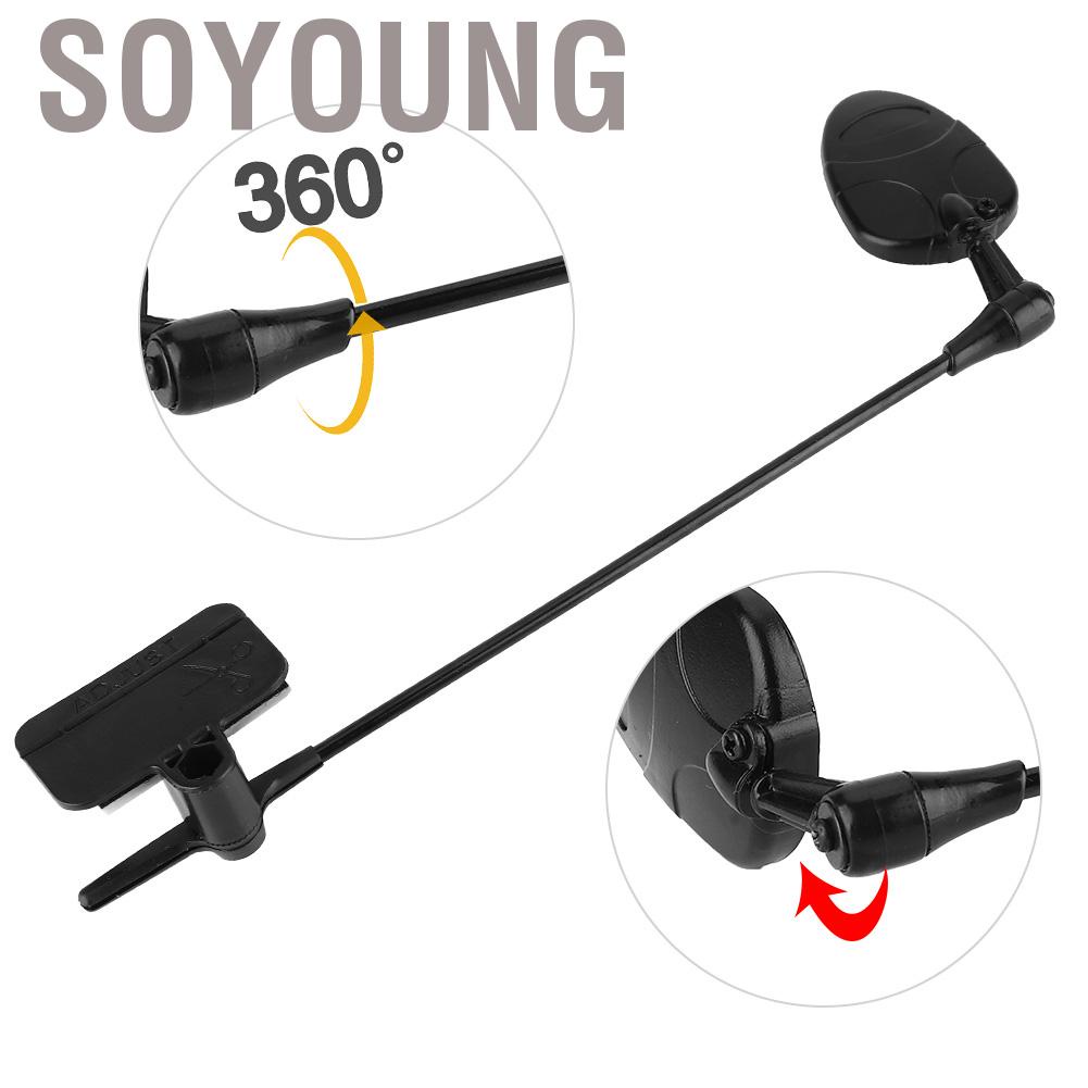 Gương Chiếu Hậu Gắn Mũ Bảo Hiểm Xe Đạp / Máy