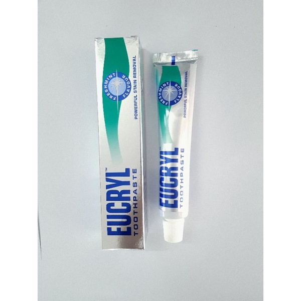 Kem đánh răng EUCRYL Toothpaste làm Trắng răng thơm miệng