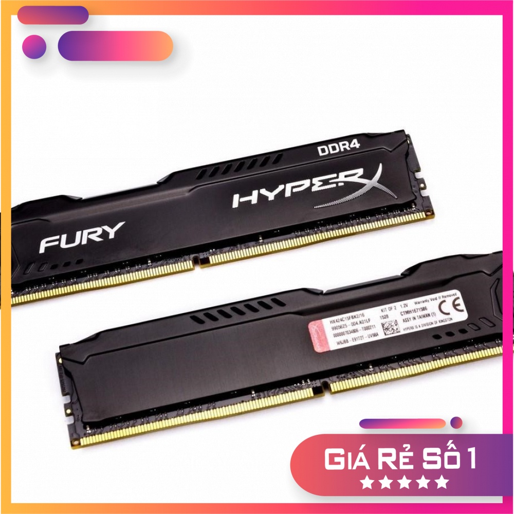 RAM Kingston HyperX Fury 8GB DDR4 Bus 2666 MHz Mới 100% Bảo Hành 36 Tháng