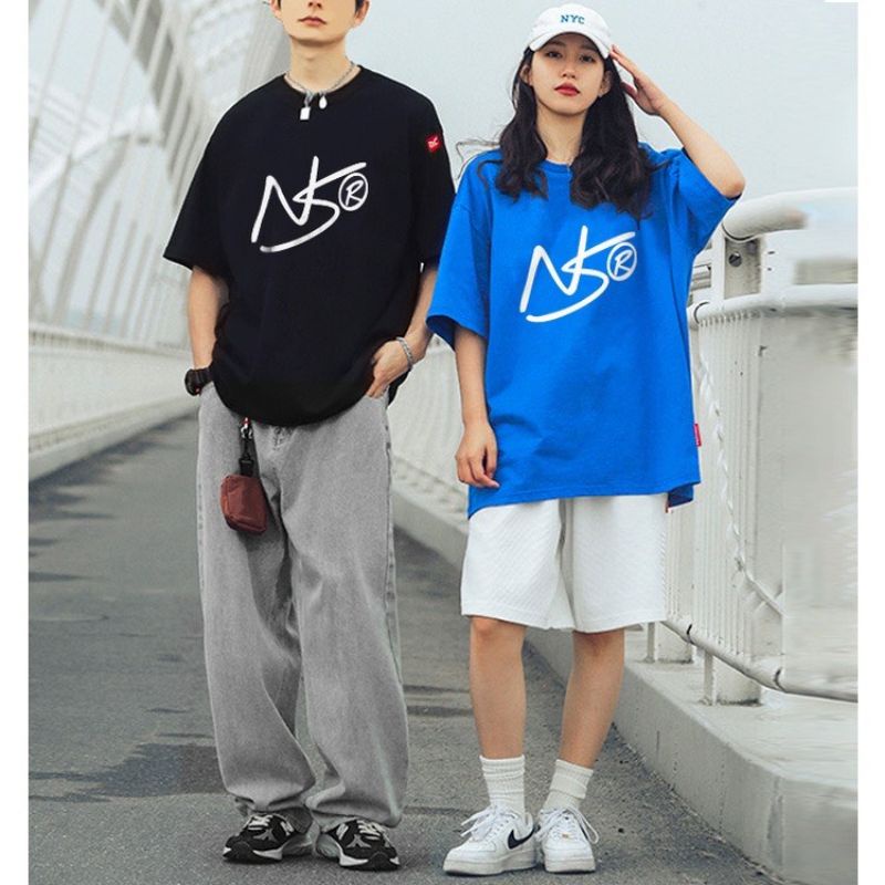 Áo thun cặp tay lỡ  unisex NS🥰
