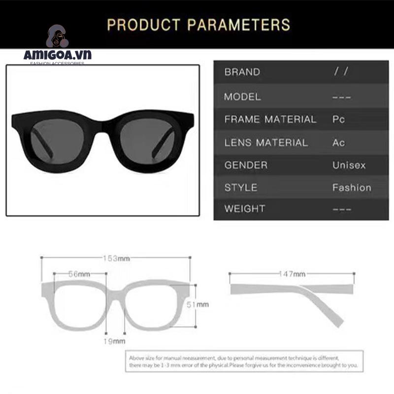 ✨✨Kính Mát Gọng Tròn Nhỏ Cổ Điển Thời Trang Đơn Giản