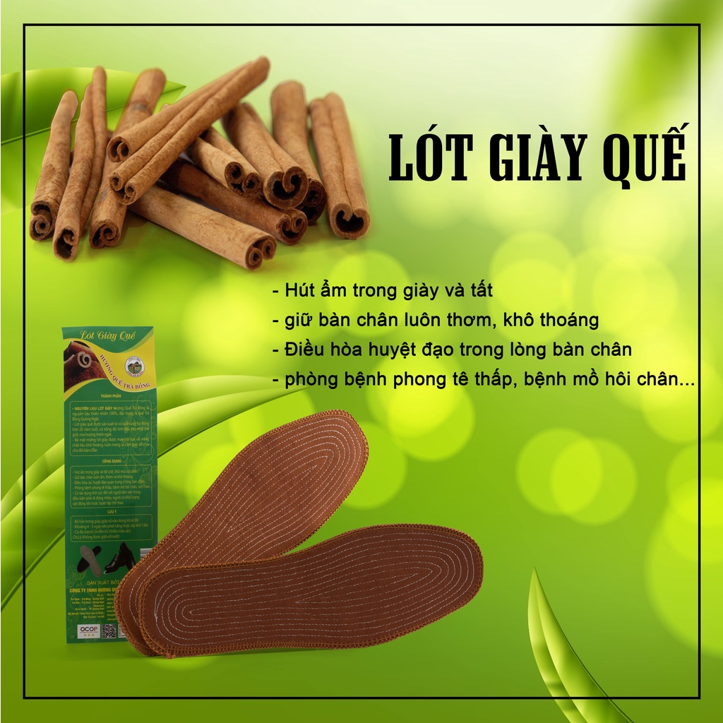Lót Giày Quế Hè - Hương Quế Trà Bồng