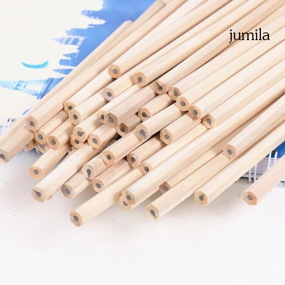 JUL 10Pcs Wood HB Pencils for Drawing School Learning Stationary Office Supplies