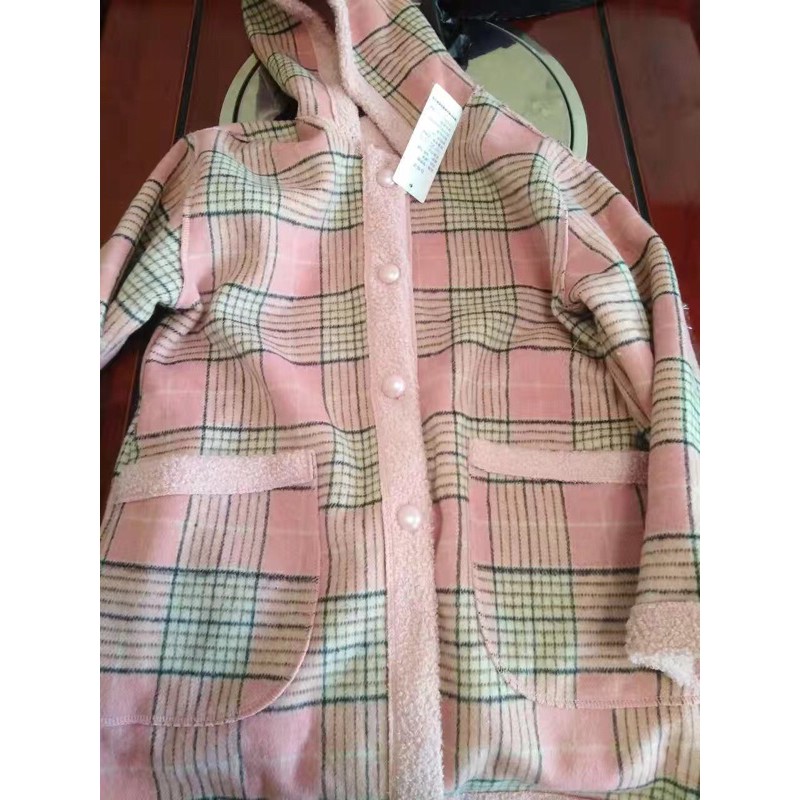 Áo dạ lót lông cho bé gái cao từ 95-160cm 15-47kg