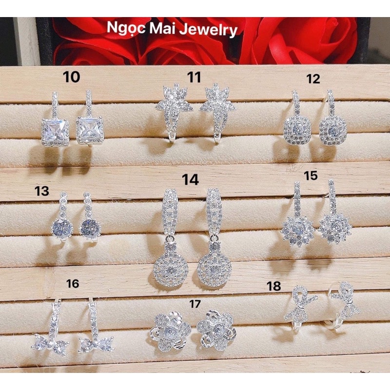 Bông tai nữ bạc ta các mẫu hot hit thời trang chị em tha hồ chọn lựa - Ngọc Mai Jewelry