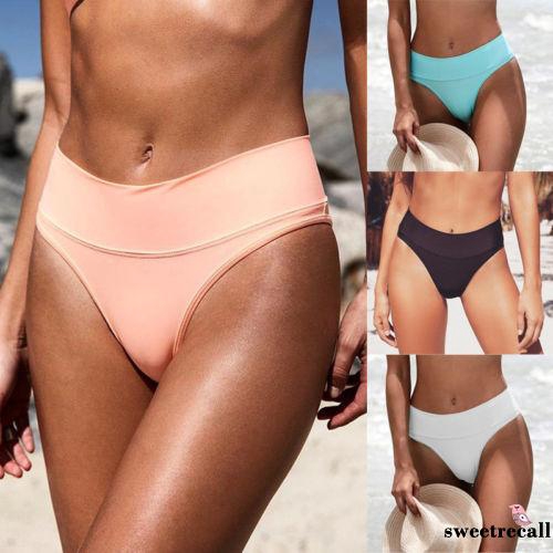 FREESHIP ĐƠN 50K_ Quần bơi lưng cao phong cách Brazil cổ điển cho nữ