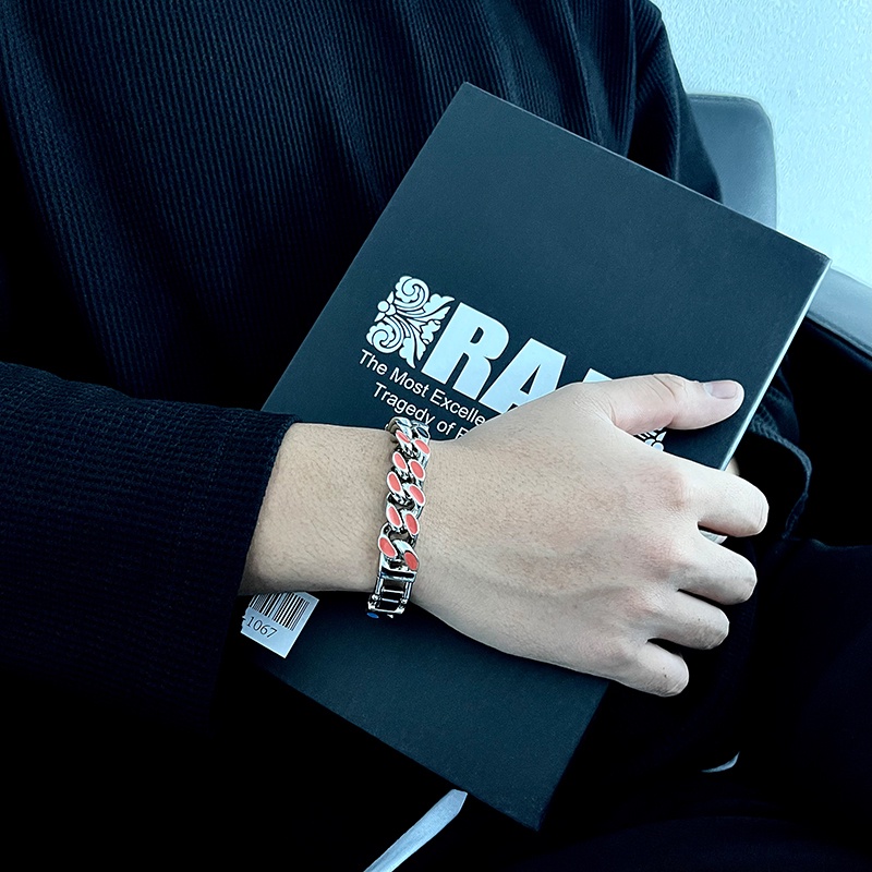 Vòng Tay Màu Sắc Đối Lập Phong Cách Hip Hop Cho Nam Nữ 19A1636