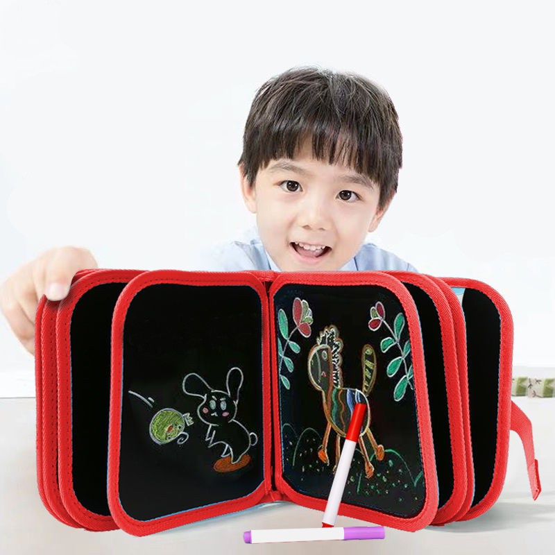 Sách Vẽ Xóa Được, Kèm 12 Cây Bút Màu Nước Ssuppermart, Đồ Chơi Giáo Dục Cho Bé, An Toàn Sức Khỏe