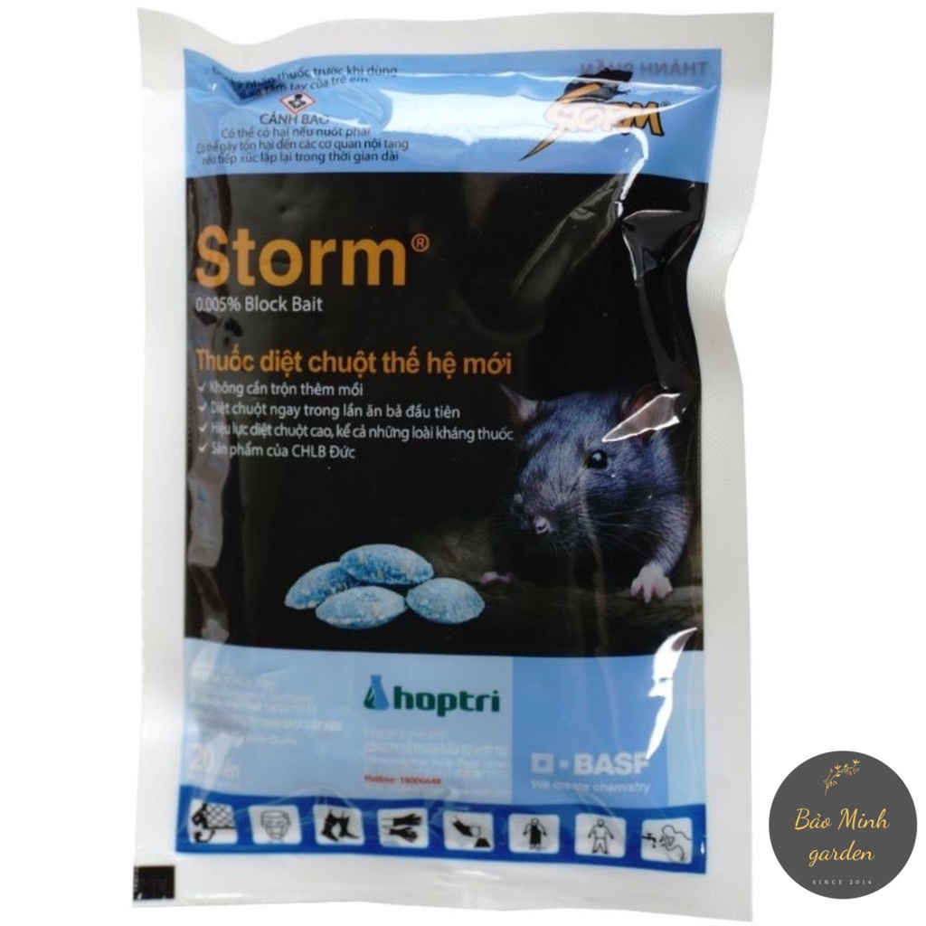 Thuốc Diệt Chuột STORM Đức Gói 20 viên