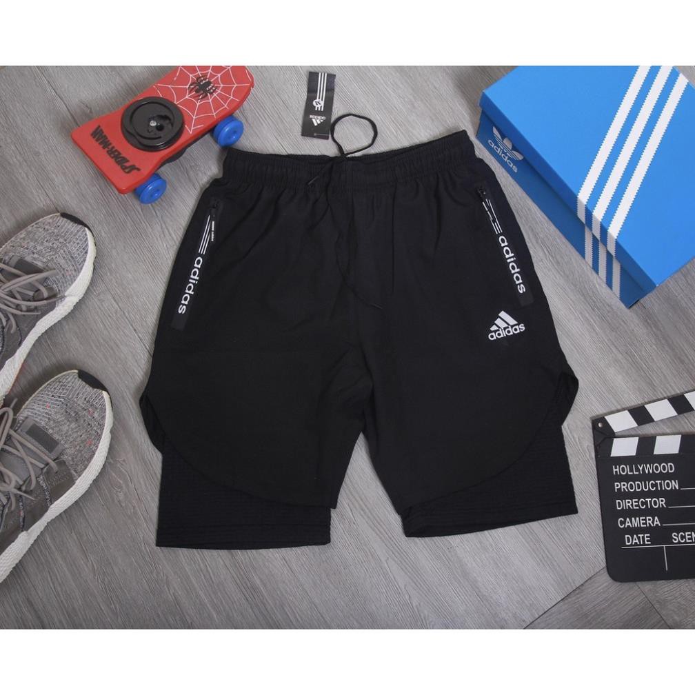 Quần Tập Gym, Thể Thao Nam 2 Lớp Adidas - Phúc Gym Store 💝