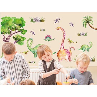 DECAL DÁN TƯỜNG KHỦNG LONG SẮC MÀU
