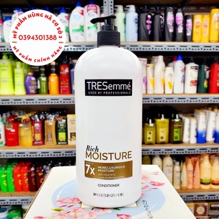 Dầu xả Tresemme Mỹ, dầu xả tóc phục hồi khô xơ, hư tổn Tresemme Conditioner Moisture Rich Pump 1150ml