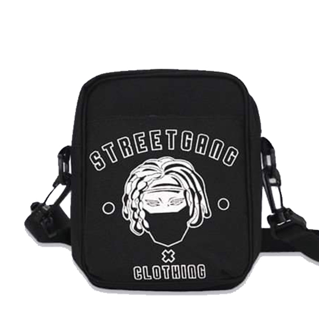 Túi đeo chéo Logo - Đen - Street Gang