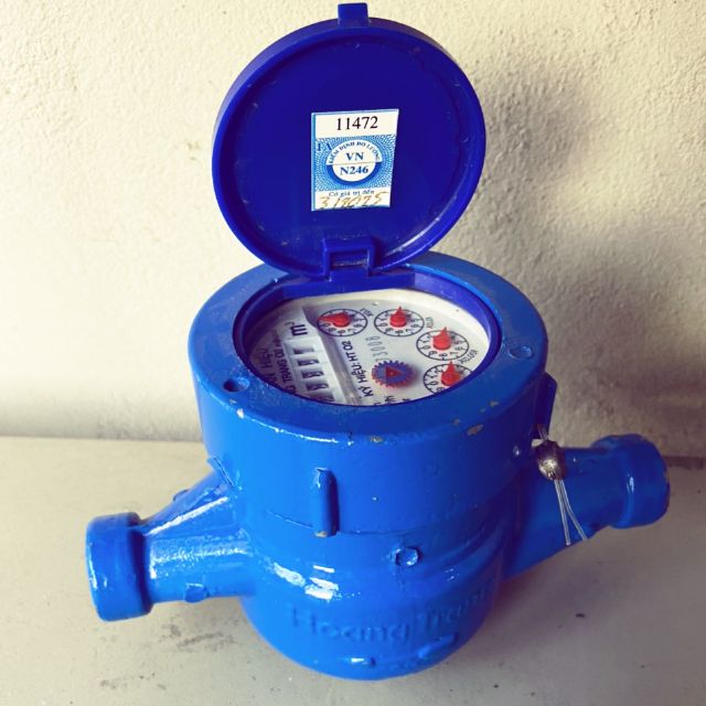 Đồng hồ đo nước lạnh Hoàng Trang 02 Vỏ Nhôm