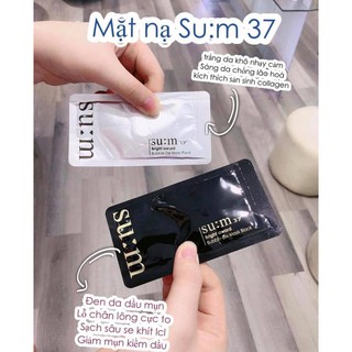 Mặt nạ sủi bọt thải độc SUM