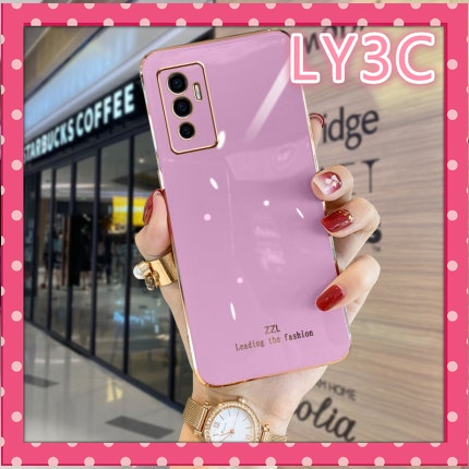 Ốp Điện Thoại Silicone Mềm Mạ Điện LY3C Cho Vivo V23E 5g / V23 5g / V20 / V21 / V15 / V11i / V20 PRO