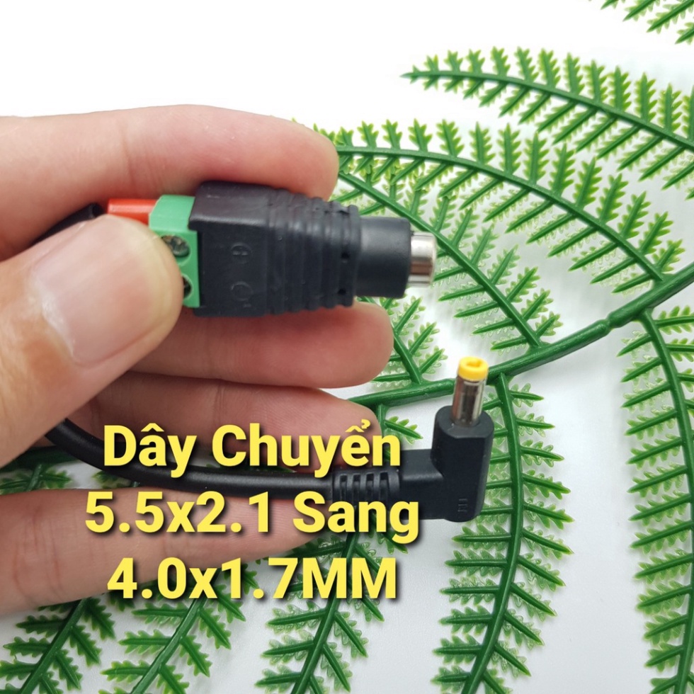 Dây chuyển đổi nguồn 5.5x2.1MM sang các đầu 4.8x1.7MM 4.0x1.7MM Micro