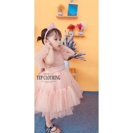 Đầm công chúa thiết kế DORIS cho bé gái by Tep Clothing