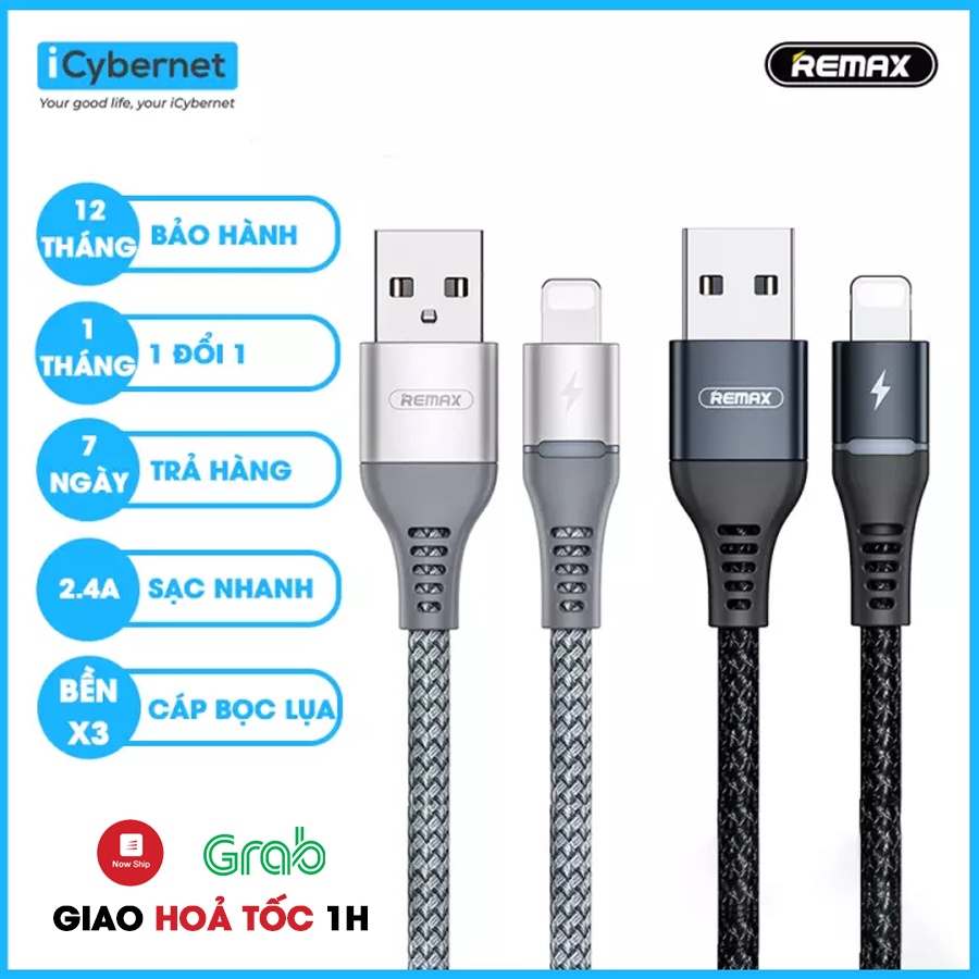 cáp sạc nhanh ip samsung micrro chính hãng,cáp sạc nhanh điện thoại android chính hãng ICYBERNET REMAX RC-152