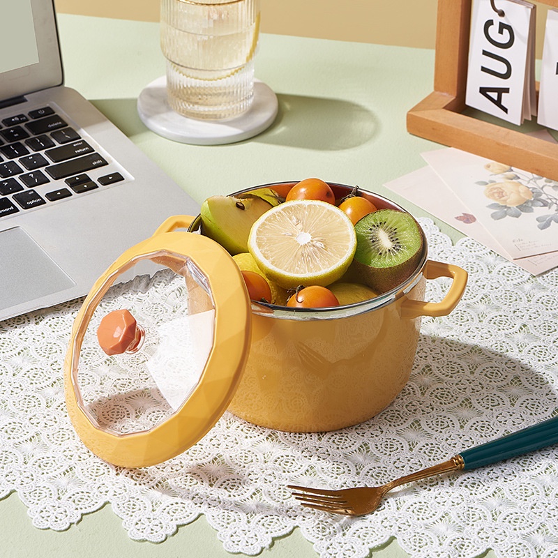 Only HOUSE Bát Ăn Mì Ăn Liền Bằng Thép Không Gỉ Cách Nhiệt Sang Trọng Cho Học Sinh Sa