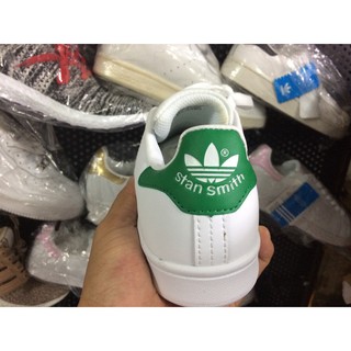2020Giày thể thao stan smith gót mầu xanh